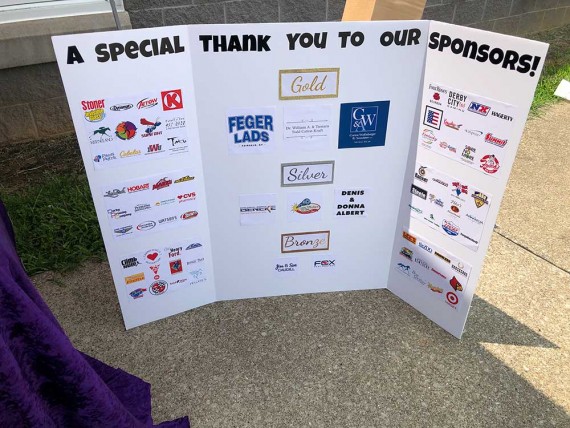 2021 Sponsor Display Board